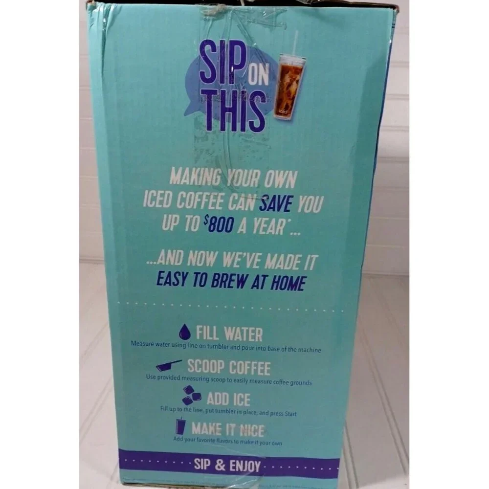 Mr. Coffee Rapidchill Single Serve Iced Coffee Maker + Travel Cup & Reuse Filter - Picture 8 of 8